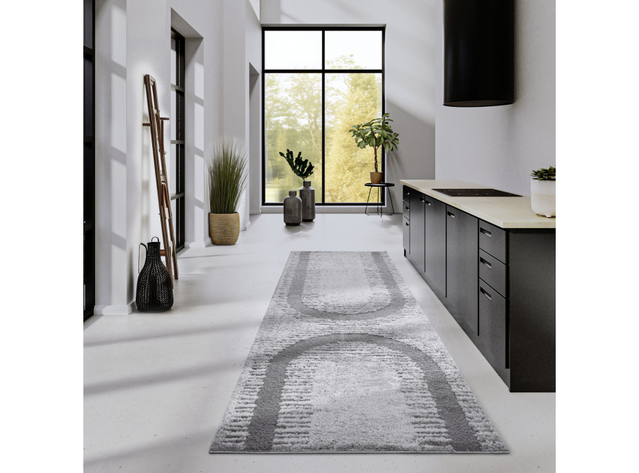 Behúň Gallery 106088 Light Grey z kolekcie Elle