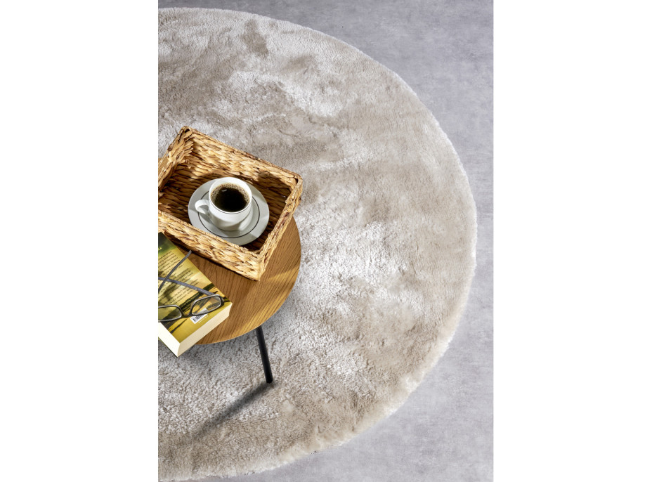 Kusový koberec Cosy 106111 Cream kruh z kolekcie Elle