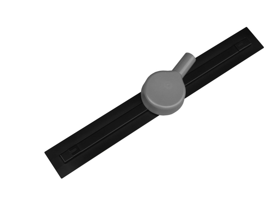 Sprchový žľab MAXMAX Mexen FLAT 360 SLIM - čierny, 1741100, 100cm