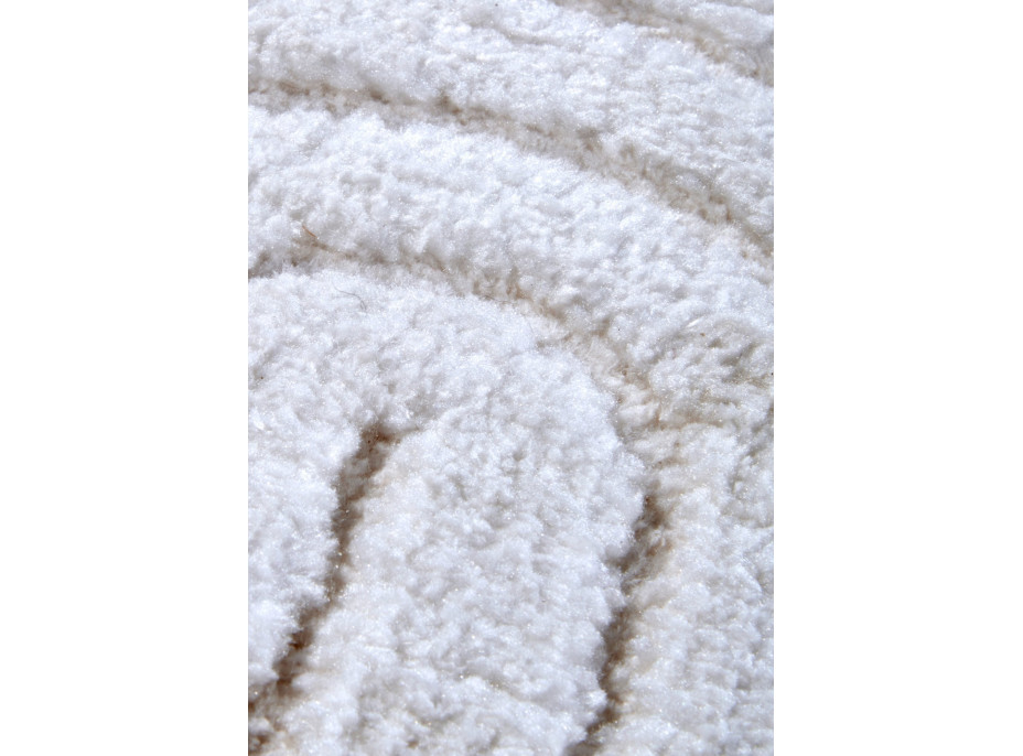 Kusový koberec New York 106203 White kruh