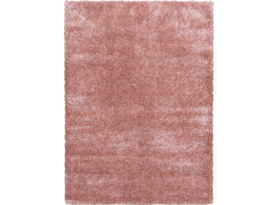 Kusový koberec Brilliant Shaggy 4200 Rose, 60x110 cm