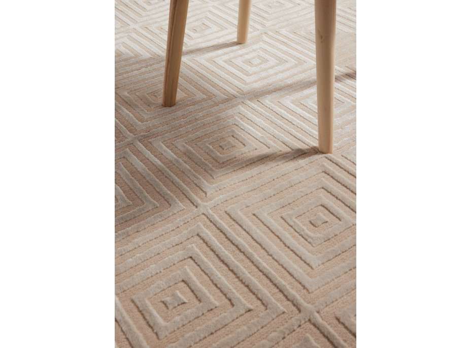 Kusový koberec Perles 106183 Cream Beige z kolekcie Elle