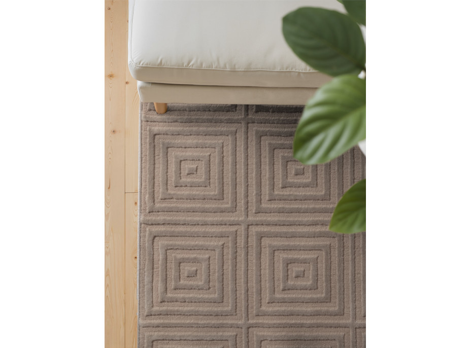 Kusový koberec Perles 106183 Cream Beige z kolekcie Elle
