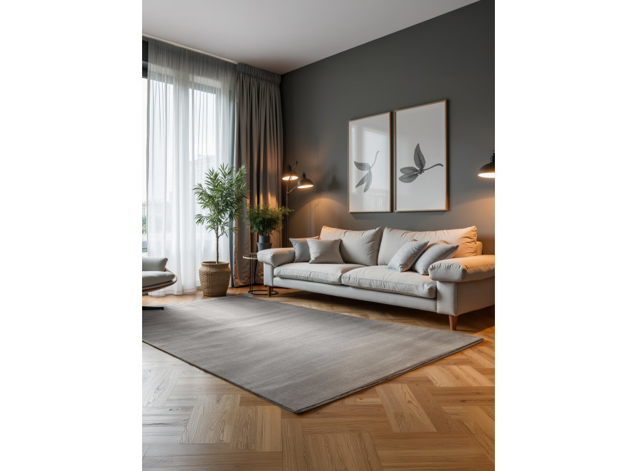 Kusový koberec Perles 106186 Cream Grey z kolekcie Elle