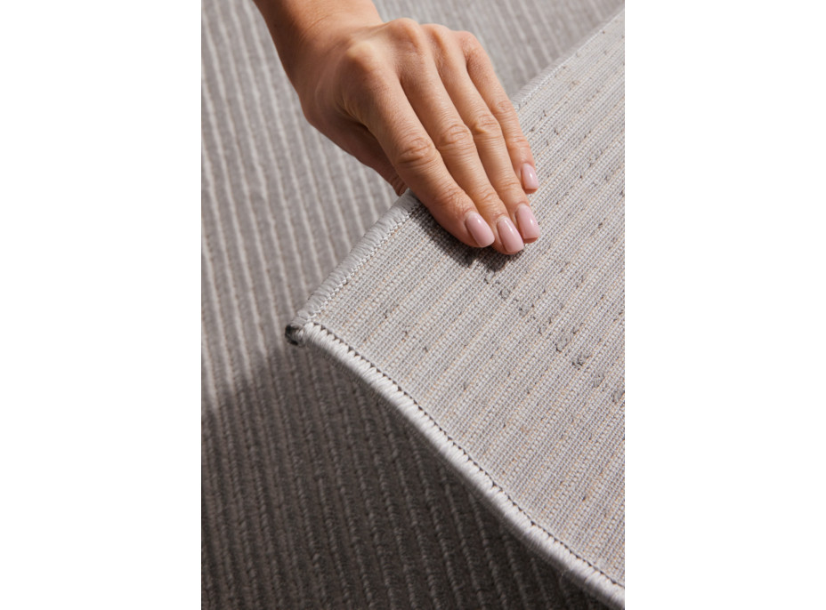 Kusový koberec Perles 106186 Cream Grey z kolekcie Elle