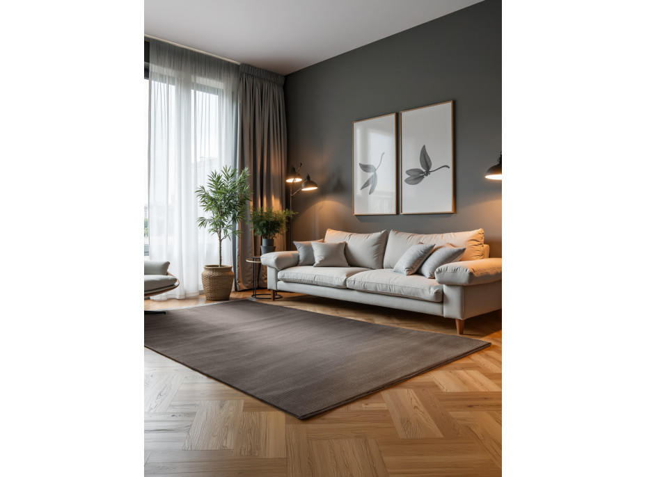 Kusový koberec Perles 106187 Cream Anthracite z kolekce Elle