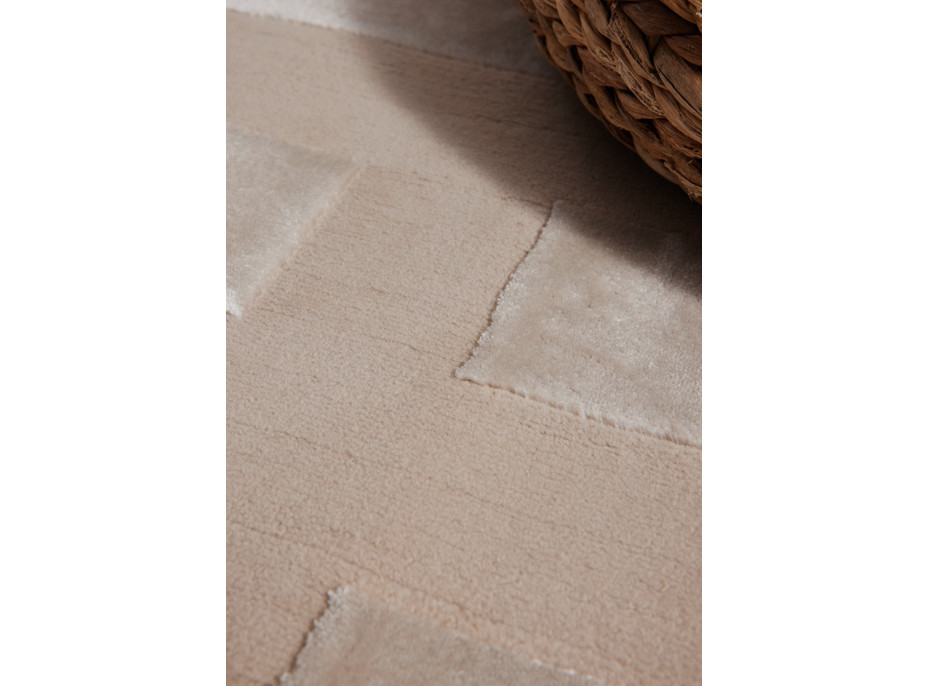 Kusový koberec Perles 106189 Beige Cream z kolekcie Elle