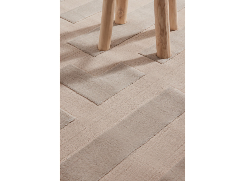 Kusový koberec Perles 106189 Beige Cream z kolekcie Elle