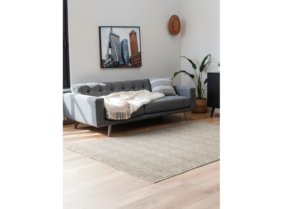 Kusový koberec Perles 106191 Cream z kolekcie Elle