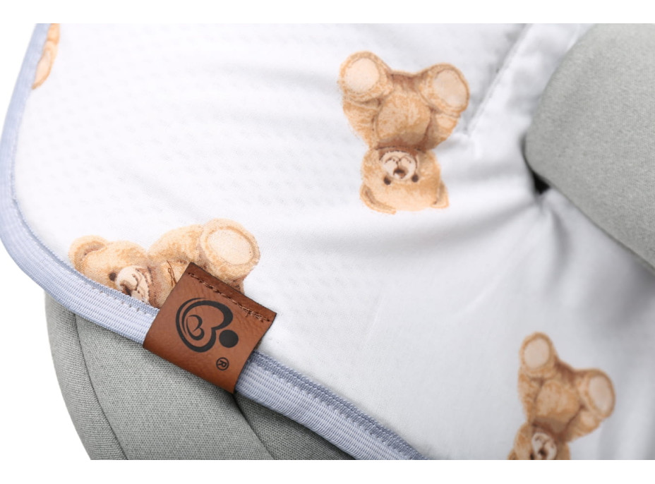 Vložka proti poteniu BABYMAM SUPER AIR 3D do autosedačky/kočíka - Macko Teddy