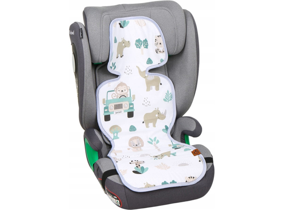 Vložka proti poteniu BABYMAM SUPER AIR 3D do autosedačky/kočíka - Na safari