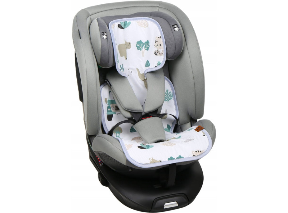 Vložka proti poteniu BABYMAM SUPER AIR 3D do autosedačky/kočíka - Na safari