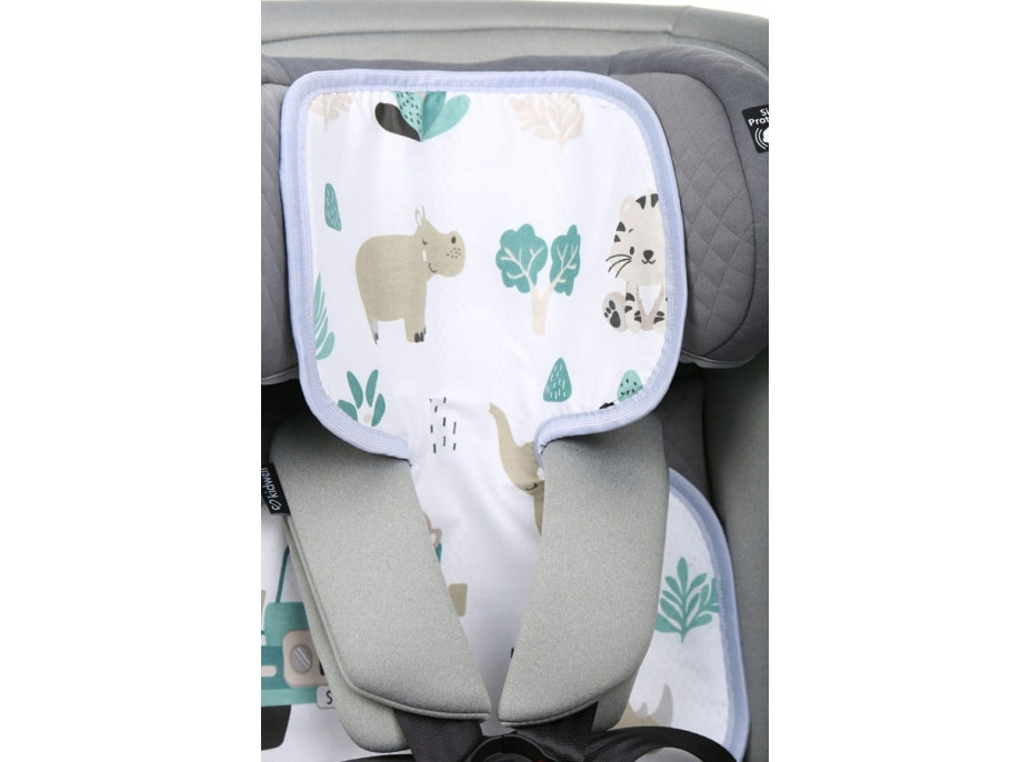 Vložka proti poteniu BABYMAM SUPER AIR 3D do autosedačky/kočíka - Na safari