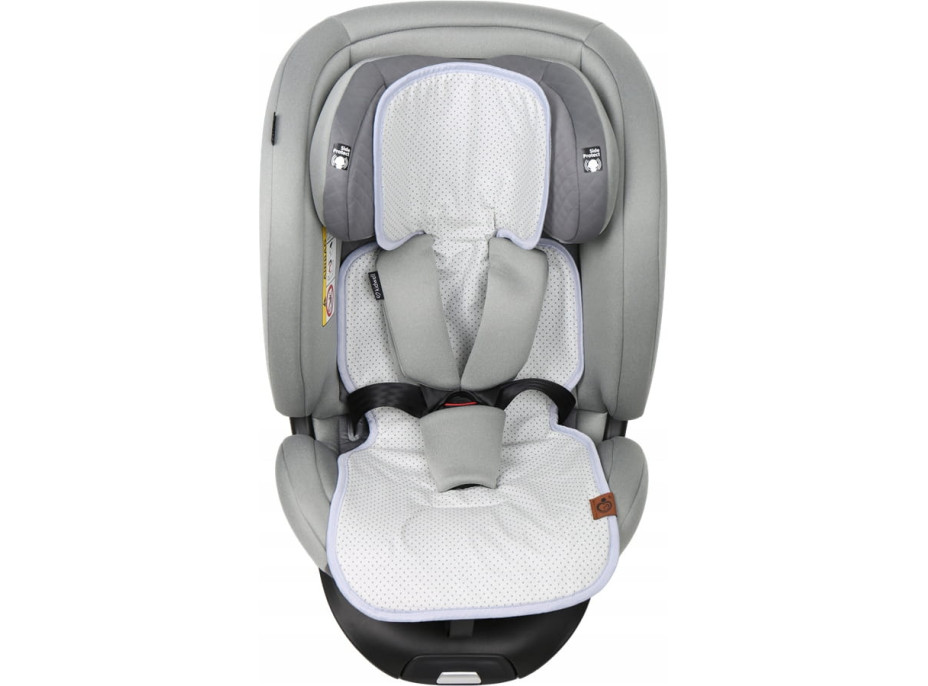 Vložka proti poteniu BABYMAM SUPER AIR 3D do autosedačky/kočíka - Šedé bodky na šedej