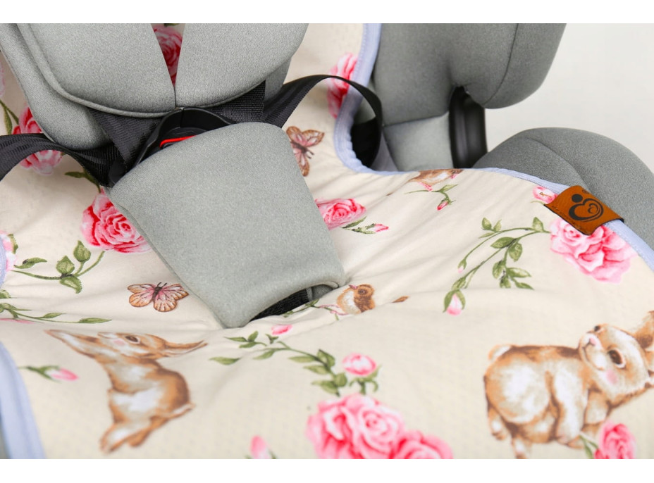 Vložka proti poteniu BABYMAM SUPER AIR 3D do autosedačky/kočíka - Tajomná záhrada