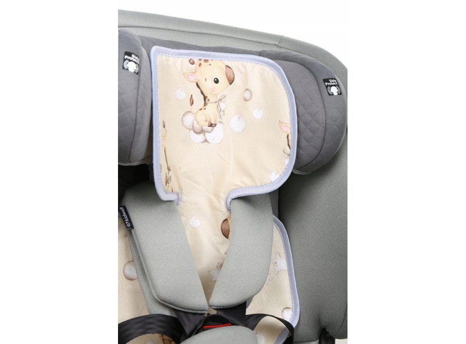 Vložka proti poteniu BABYMAM SUPER AIR 3D do autosedačky/kočíka - Žirafa