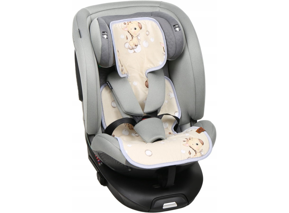 Vložka proti poteniu BABYMAM SUPER AIR 3D do autosedačky/kočíka - Žirafa