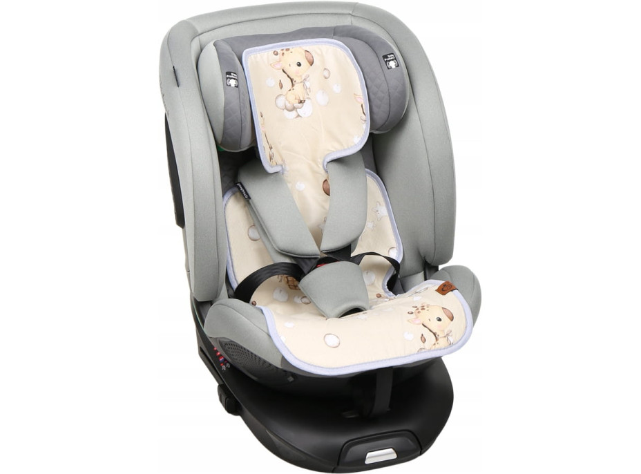 Vložka proti poteniu BABYMAM SUPER AIR 3D do autosedačky/kočíka - Žirafa