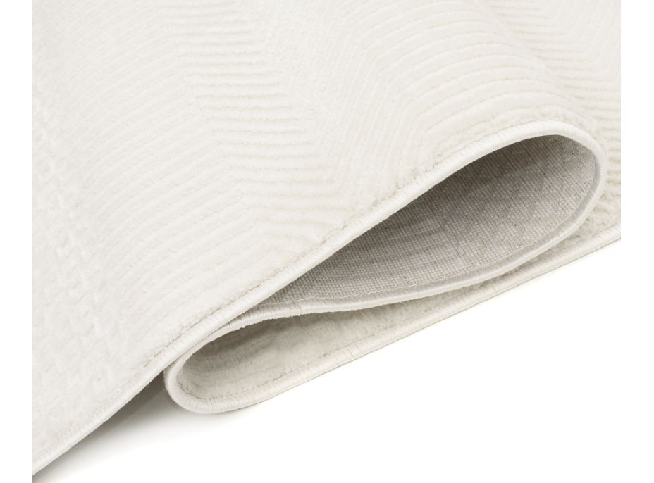 Kusový koberec HERA Ethnic - bílý