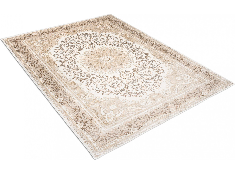 Kusový koberec HERA Ornament - béžový/hnědý