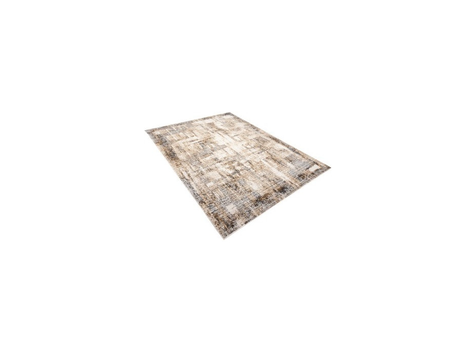 Kusový koberec HERA Pattern - hnedý/krémový