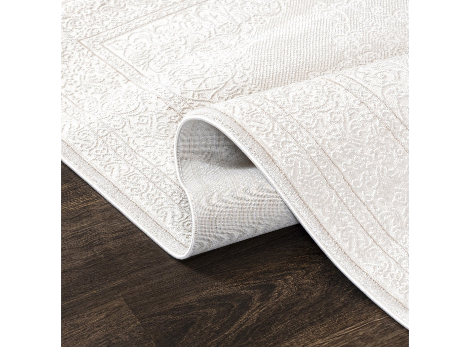 Kusový koberec HERA Noble - bílý