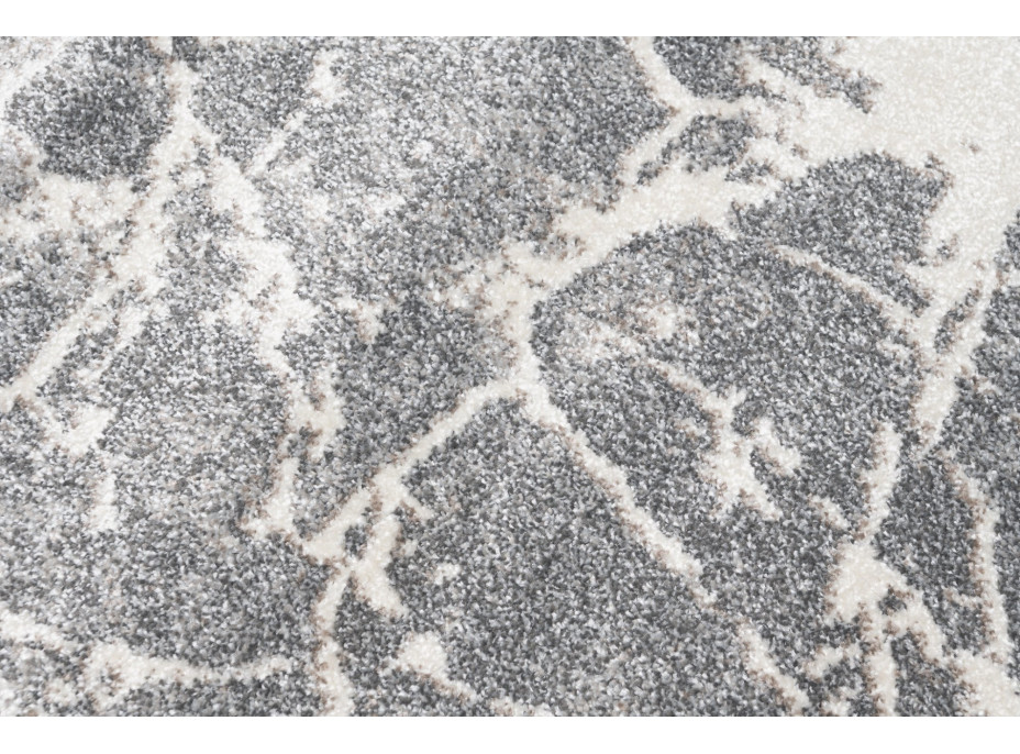 Kusový koberec LYDIA Marble - tmavě šedý/béžový