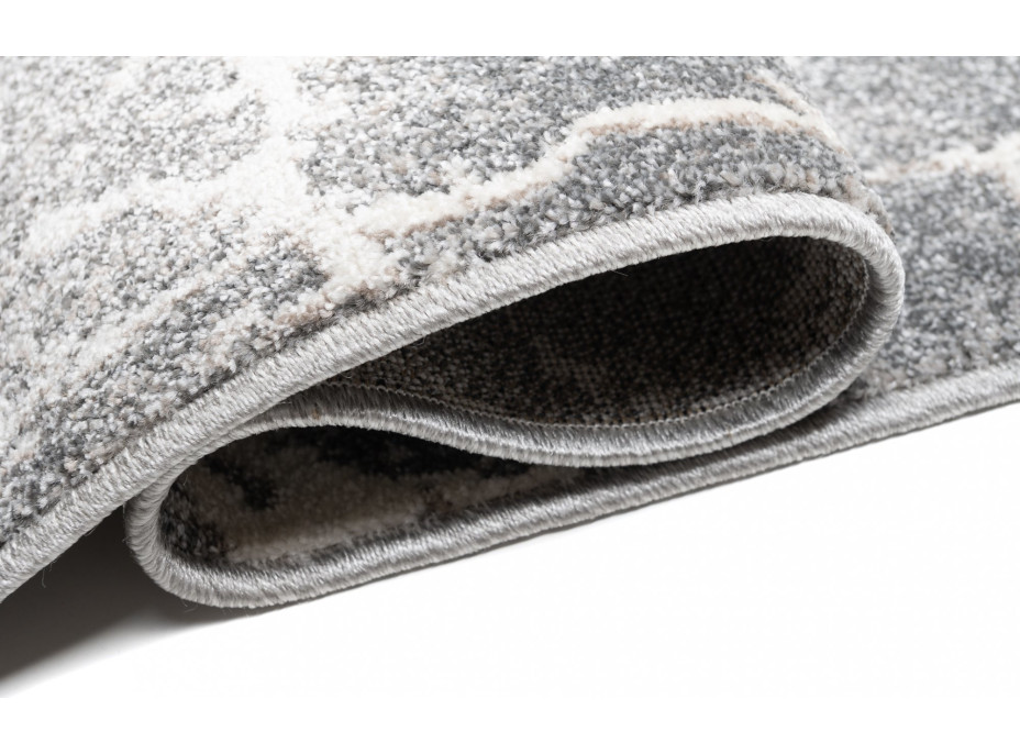 Kusový koberec LYDIA Marble - tmavě šedý/béžový