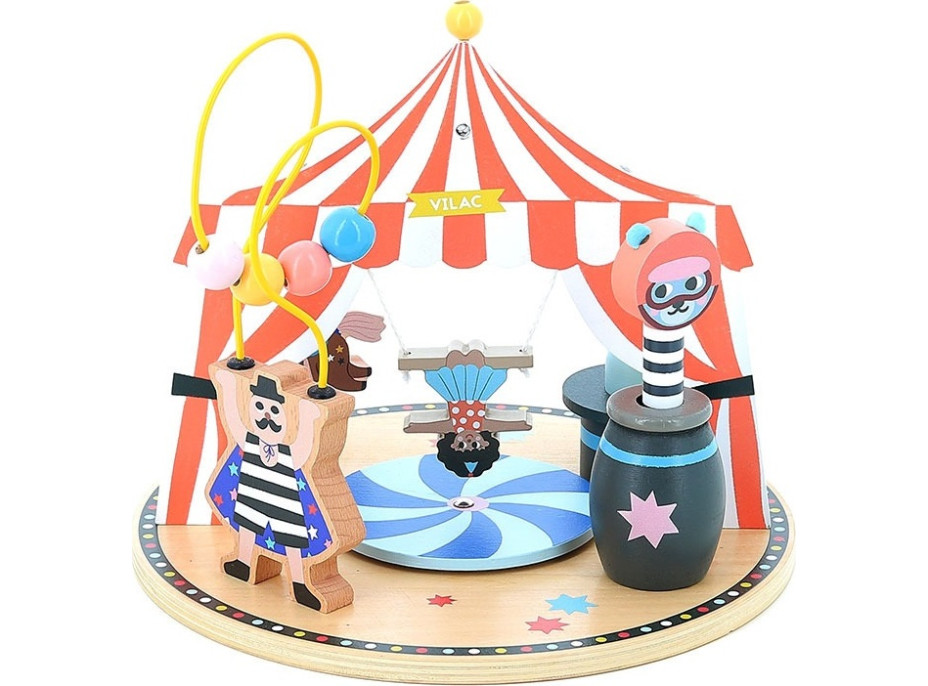 Vilac Motorický labyrint Cirkus Michelle Carlslund