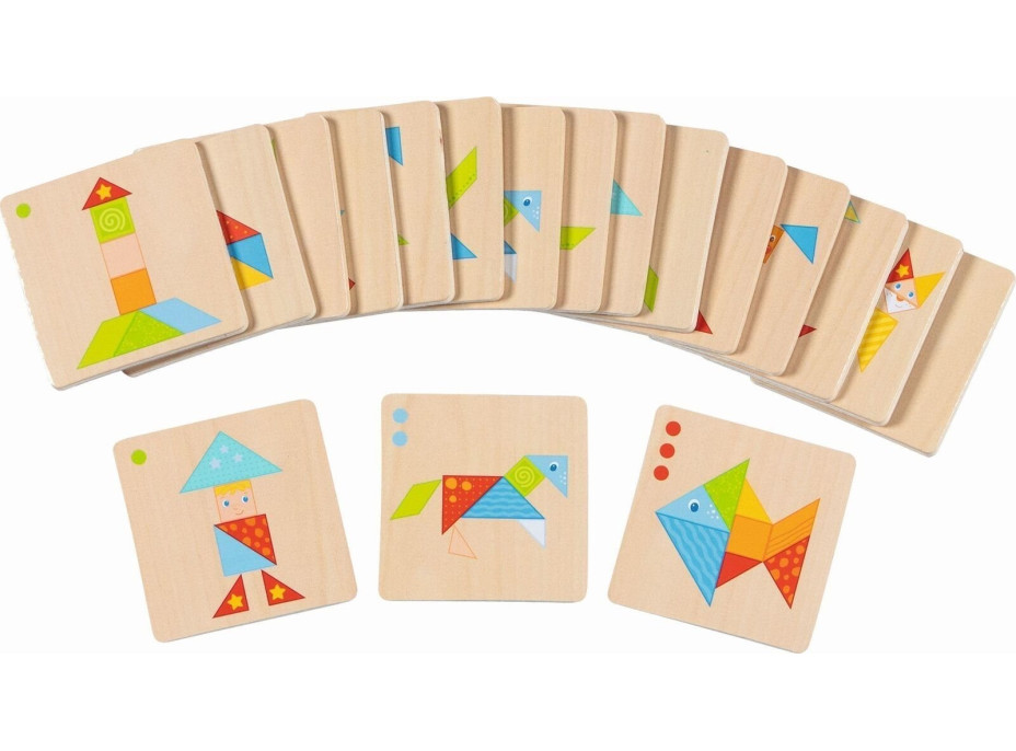 GOKI Farebný Tangram