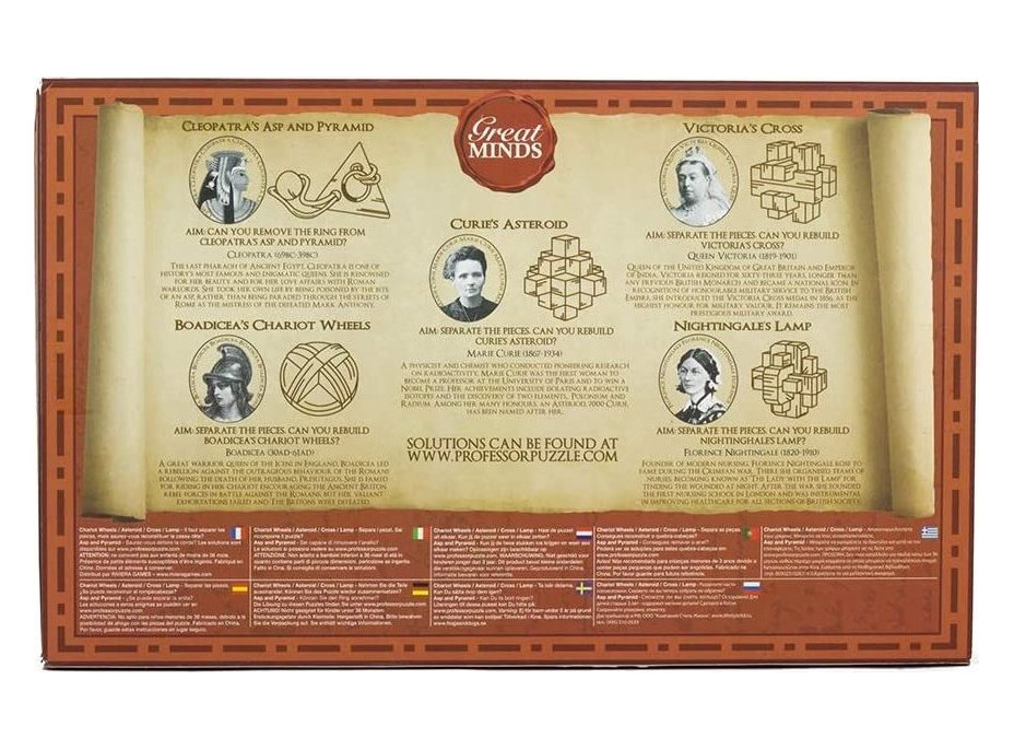 PROFESOR PUZZLE Great Minds: Slávne ženy 5v1