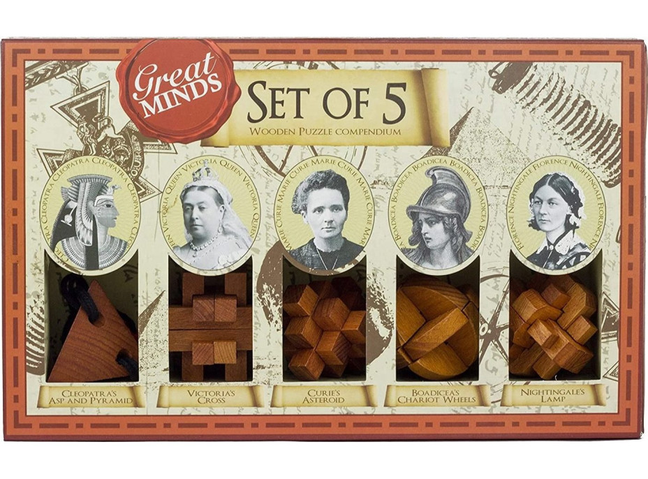 PROFESOR PUZZLE Great Minds: Slávne ženy 5v1