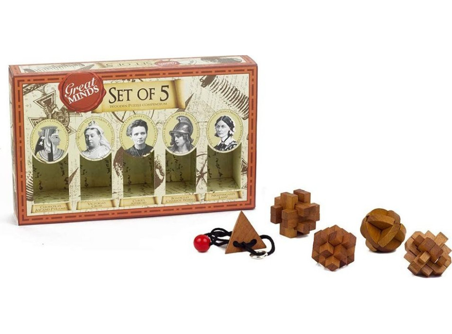 PROFESOR PUZZLE Great Minds: Slávne ženy 5v1