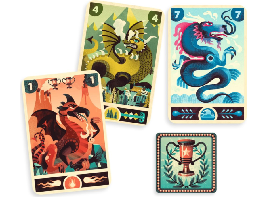 DJECO Kartová hra Dragon deck
