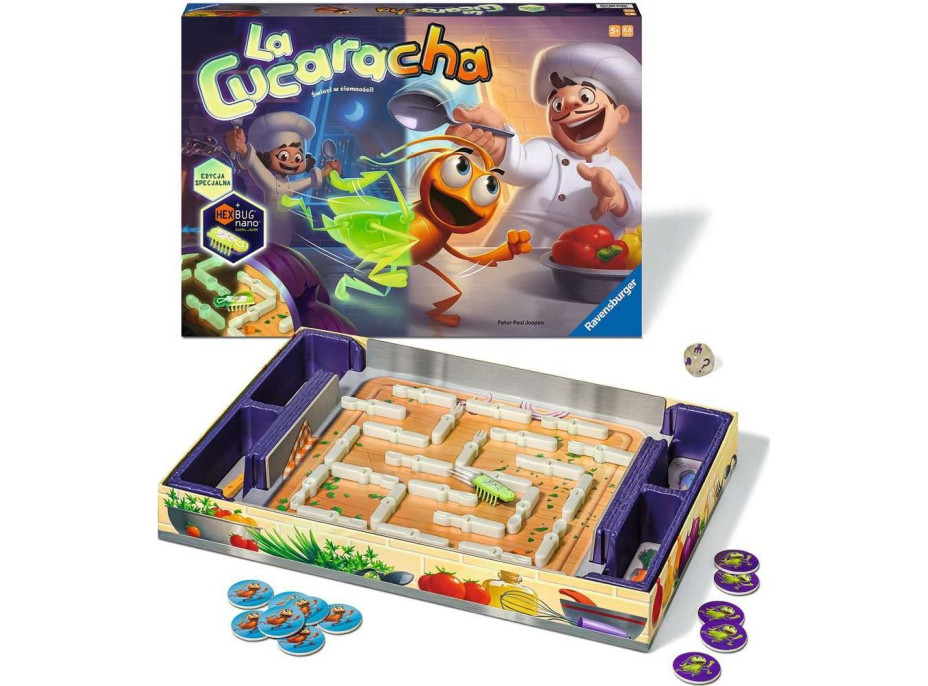 RAVENSBURGER Hra La Cucaracha Nočná edícia 2v1