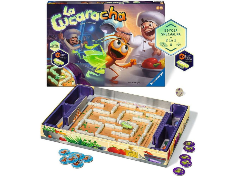 RAVENSBURGER Hra La Cucaracha Nočná edícia 2v1