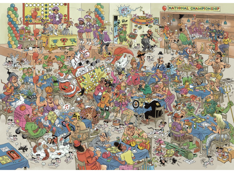JUMBO Puzzle JvH Človeče, nehnevaj sa bitka 1000 dielikov