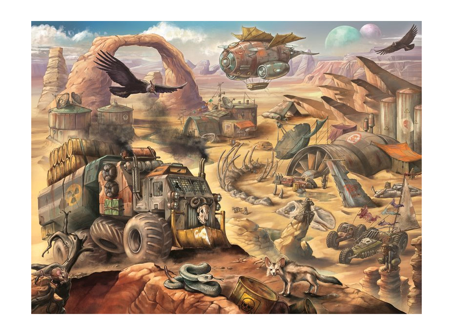 RAVENSBURGER Puzzle Apokalyptická púšť 1500 dielikov