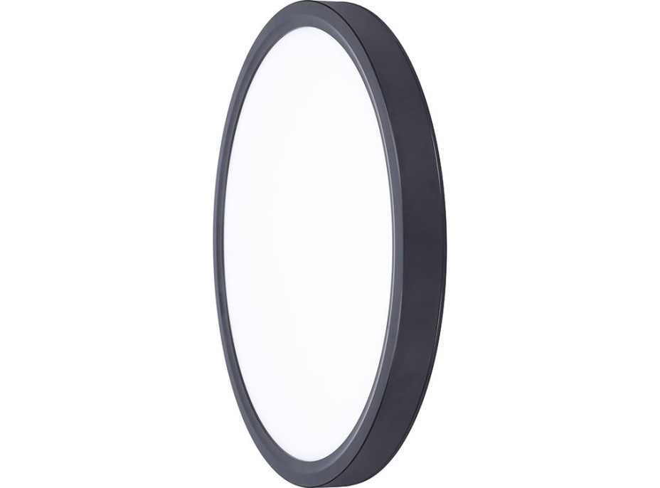 Solight LED osvetlenie s diaľkovým ovládačom Estela Black, 60W, 4500lm, 50cm, zmena chromatickosti, stmievateľné
