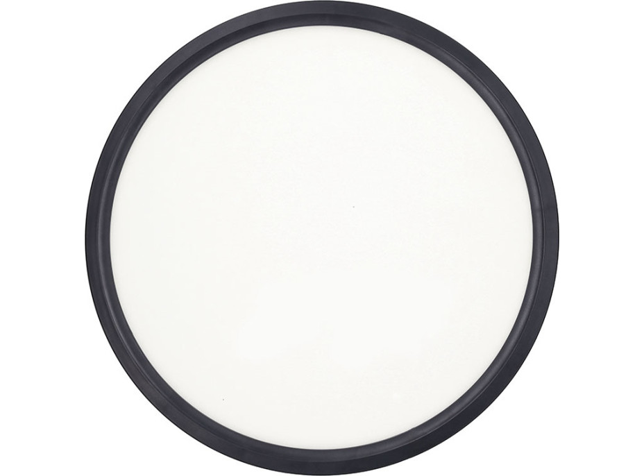 Solight LED osvetlenie s diaľkovým ovládačom Estela Black, 60W, 4500lm, 50cm, zmena chromatickosti, stmievateľné