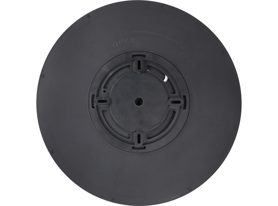 Solight LED osvetlenie s diaľkovým ovládačom Estela Black, 60W, 4500lm, 50cm, zmena chromatickosti, stmievateľné