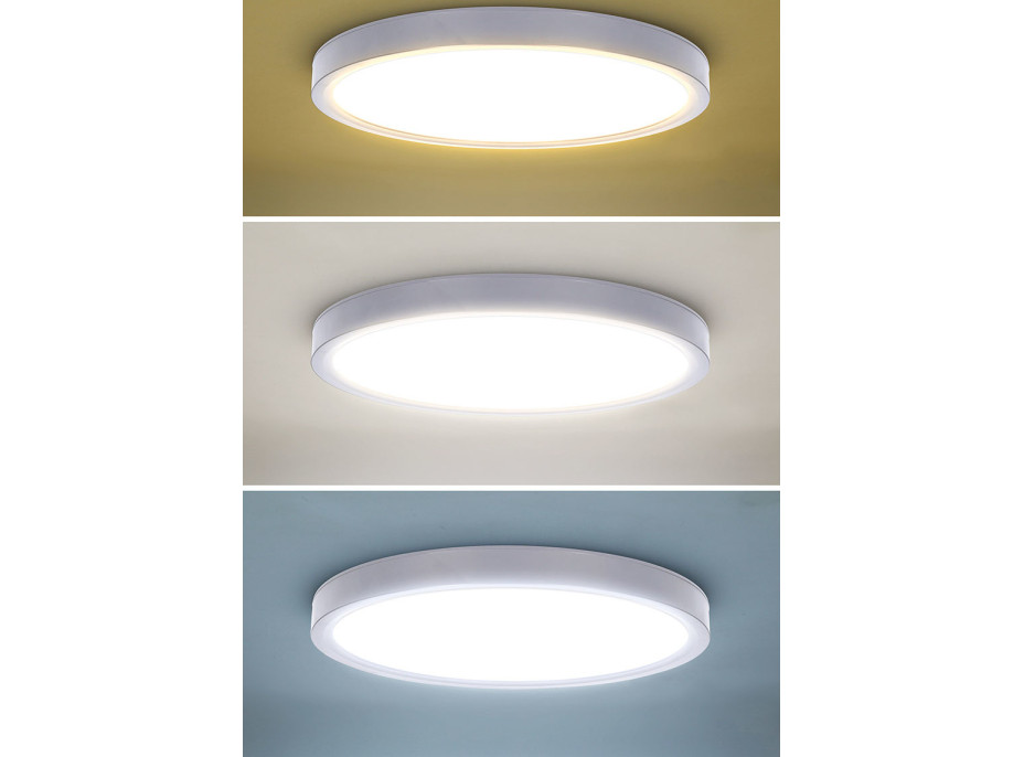 Solight LED osvetlenie s diaľkovým ovládačom Estela White, 60W, 4500lm, 50cm, zmena chromatickosti, stmievateľné