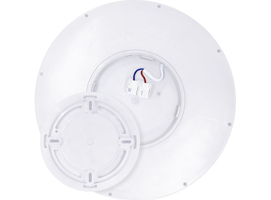 Solight LED osvetlenie s diaľkovým ovládačom Estela White, 60W, 4500lm, 50cm, zmena chromatickosti, stmievateľné