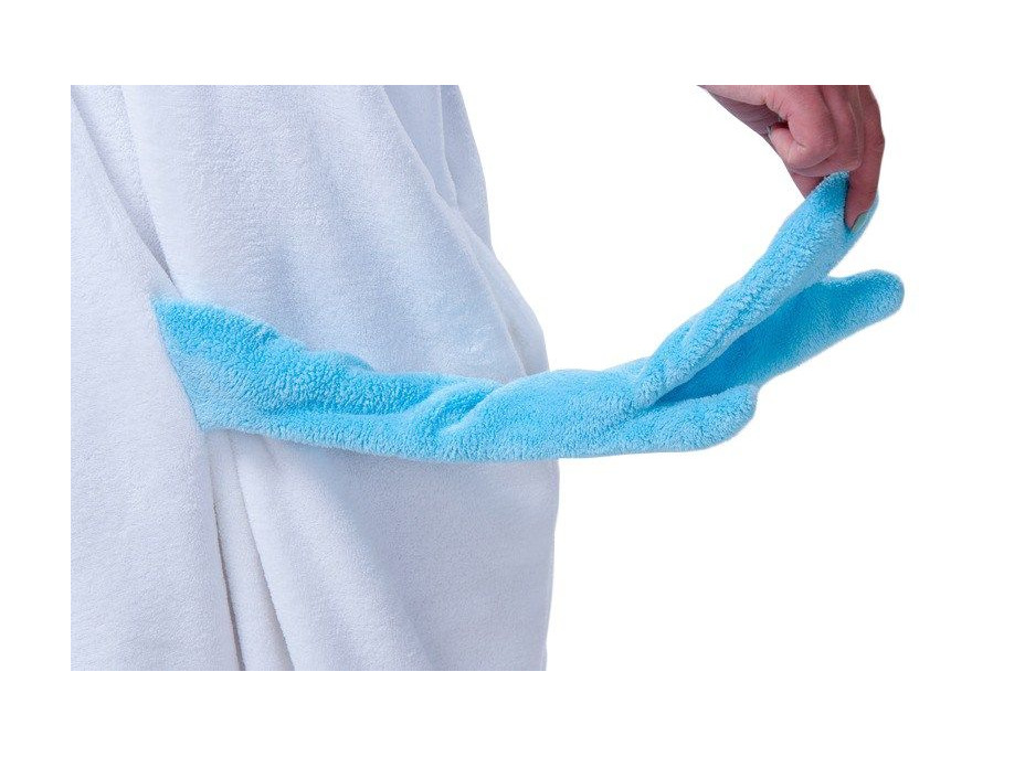 Overal KIGURUMI - jednorožec modrobiely