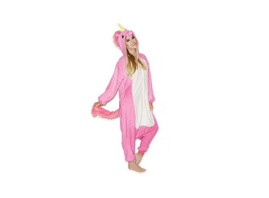 Overal KIGURUMI - jednorožec ružový