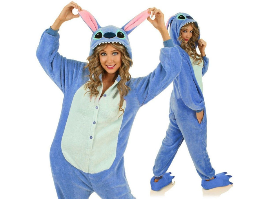 Overal KIGURUMI - Stitch - modrý