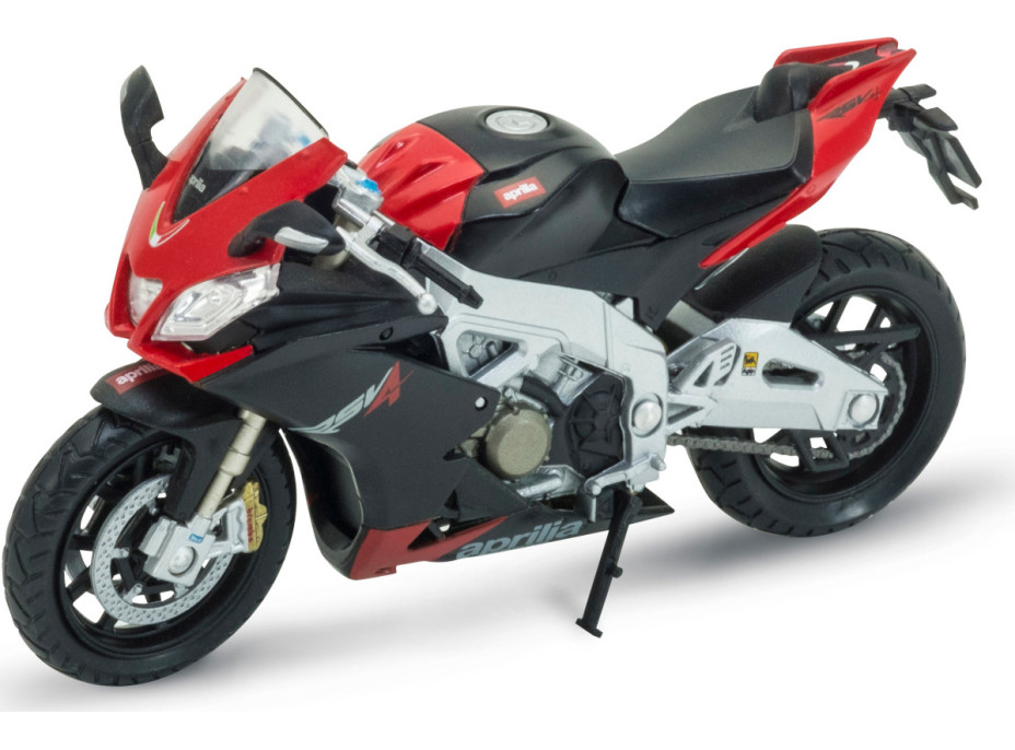 Welly Motocykel Aprilia RSV4 Factory 1:18 červený