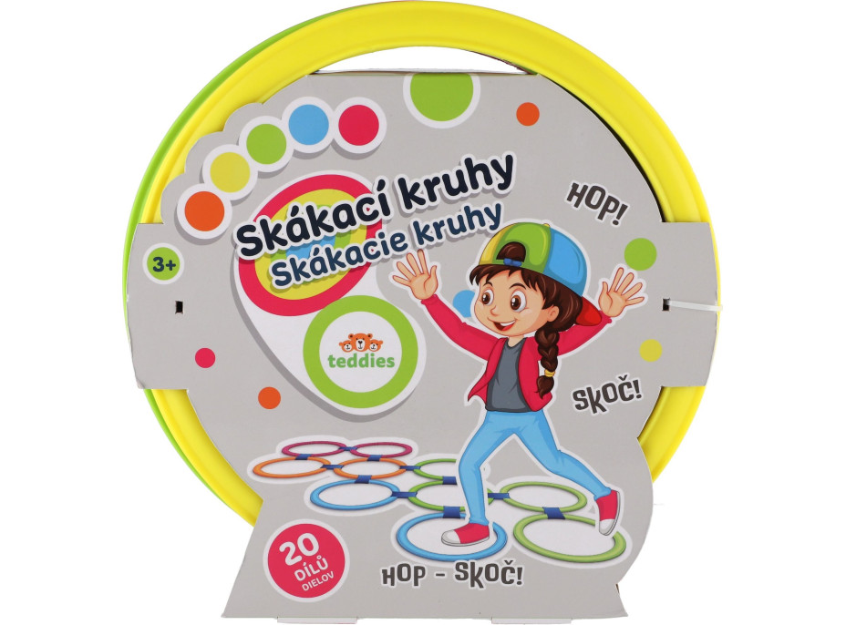 TEDDIES Farebné skákacie kruhy