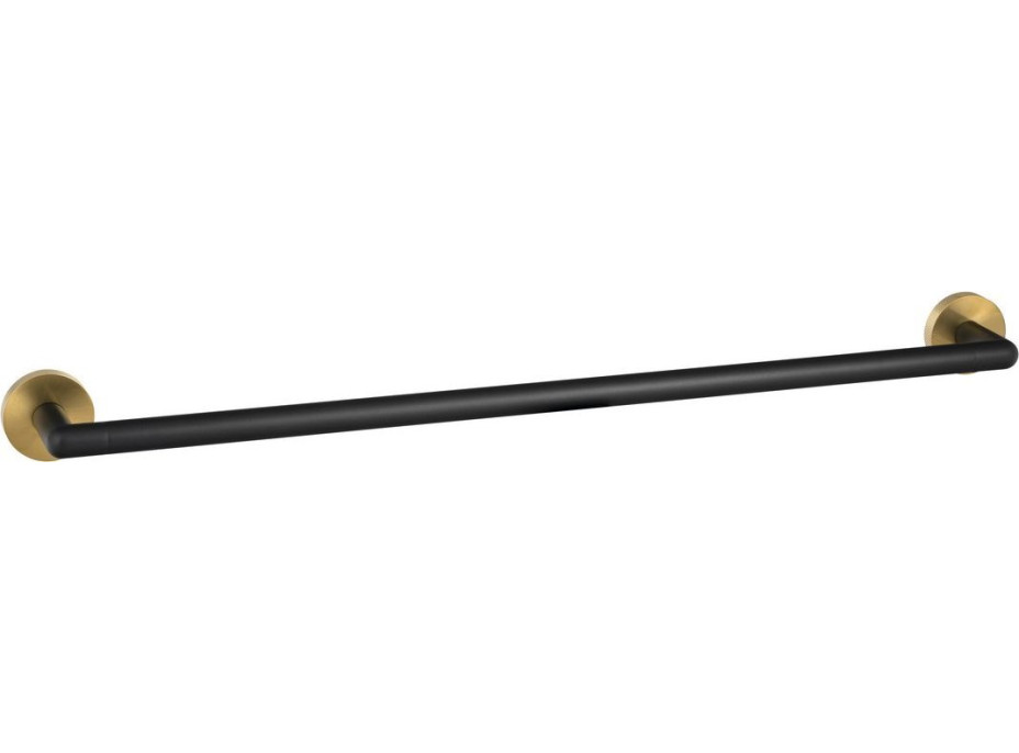 Sapho LARISSA držiak uterákov 600mm, čierna / zlato mat WS010BG