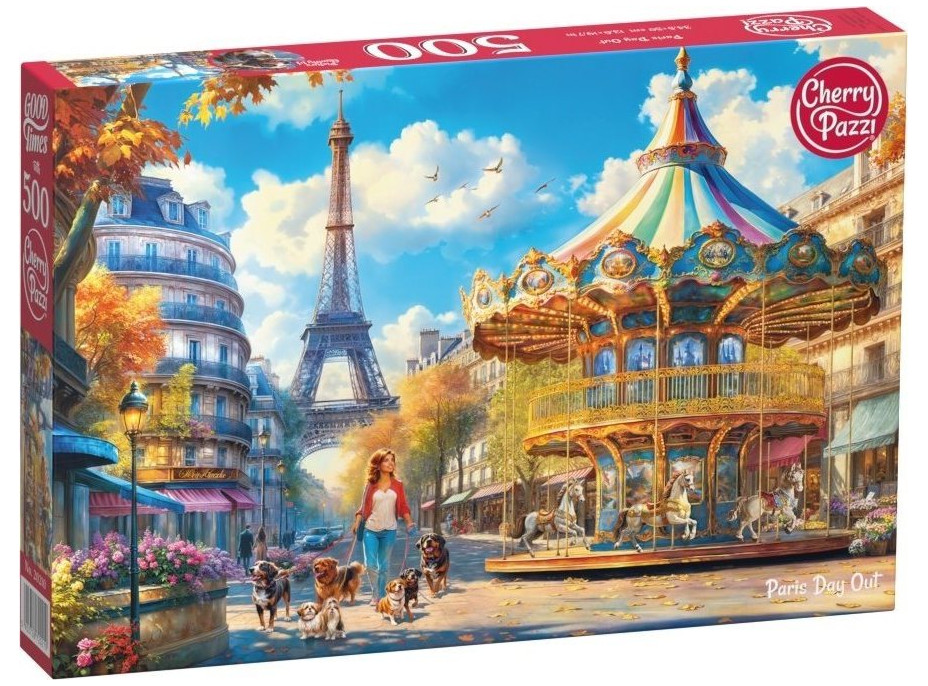 CHERRY PAZZI Puzzle Deň v Paríži 500 dielikov
